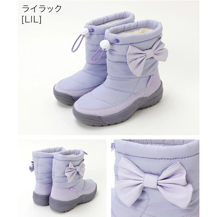 ライラック[LIL] | スノーブーツ 収納式スパイク付き 女の子 | Catherine Cottage