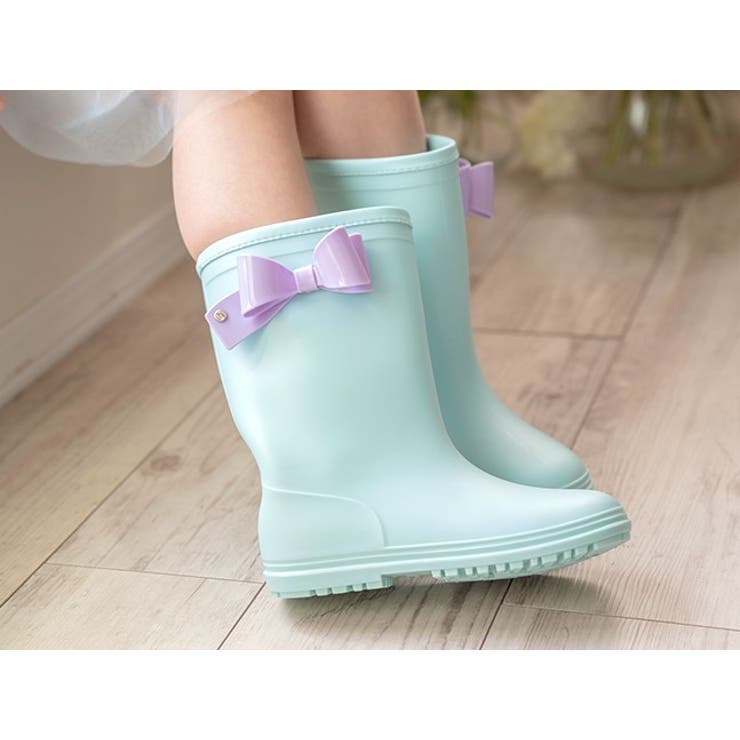 サイドリボン レインブーツ 長靴 キッズ 女の子 ジュニア | Catherine Cottage | 詳細画像7 
