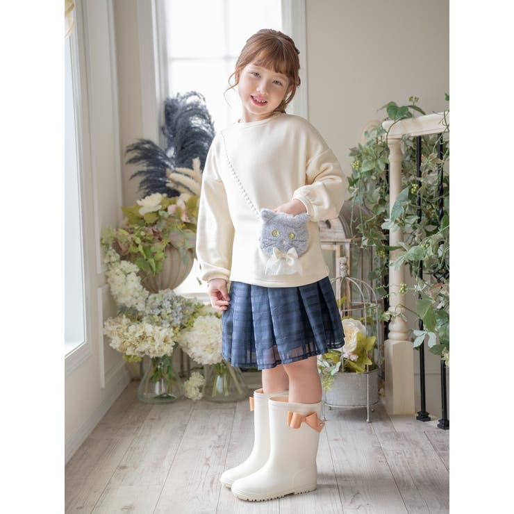 サイドリボン レインブーツ 長靴 キッズ 女の子 ジュニア | Catherine Cottage | 詳細画像8 