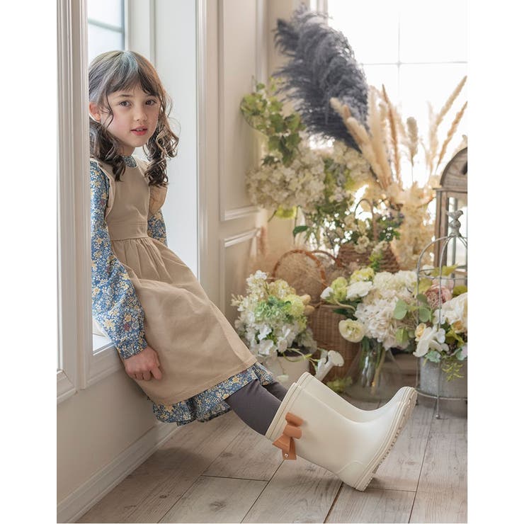 サイドリボン レインブーツ 長靴 キッズ 女の子 ジュニア | Catherine Cottage | 詳細画像14 