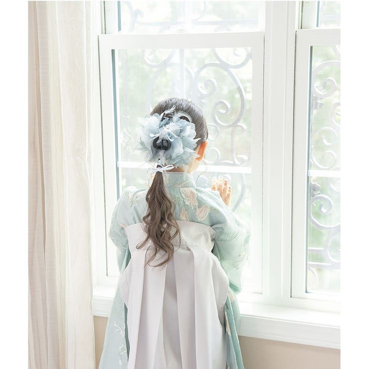 卒業式袴 花柄刺繍チュールレース袴セット 和装 おしゃれ 女の子 卒園式 | Catherine Cottage | 詳細画像7 