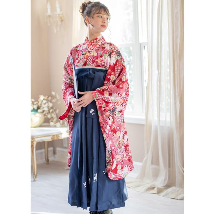 袴一体型オールインワン 脇ファスナー袴ワンピース 小学生 | Catherine Cottage | 詳細画像21 