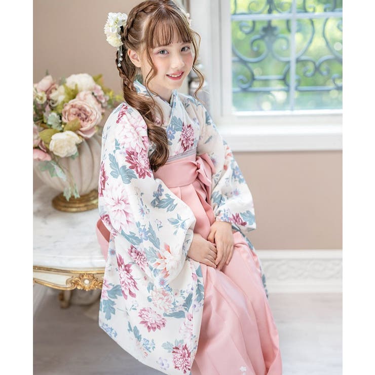 袴一体型オールインワン 脇ファスナー袴ワンピース 小学生 | Catherine Cottage | 詳細画像24 