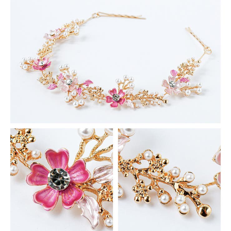 プリンセスヘッドドレス キッズ カチューシャ 髪飾り ヘアアクセサリー | Catherine Cottage | 詳細画像18 