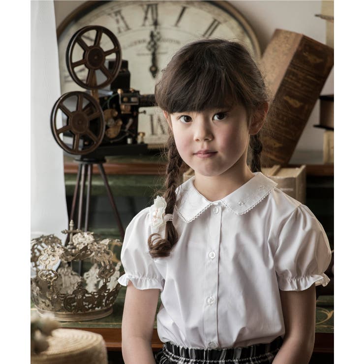 キッズフォーマル 日本製 女の子半袖刺繍ブラウス | Catherine Cottage | 詳細画像15 