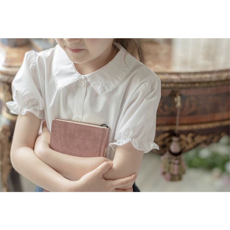 キッズフォーマル 日本製 女の子半袖刺繍ブラウス | Catherine Cottage | 詳細画像8 