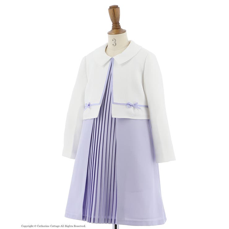 入学式 白襟付き前プリーツワンピースアンサンブル女の子 白ボレロ 品番 Catk Catherine Cottage キャサリンコテージ のキッズファッション通販 Shoplist ショップリスト