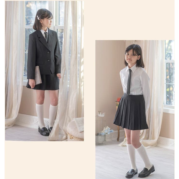 リボンとネクタイ付き 5点セット 女の子 卒業式スーツ[品番：CATK0000045]｜Catherine  Cottage（キャサリンコテージ）のキッズファッション通販｜SHOPLIST（ショップリスト）
