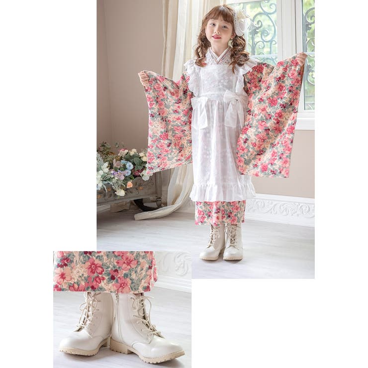 ベージュ編み上げブーツ 子供 カジュアル | Catherine Cottage | 詳細画像4 