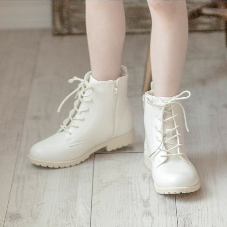 ベージュ編み上げブーツ 子供 カジュアル | Catherine Cottage | 詳細画像12 