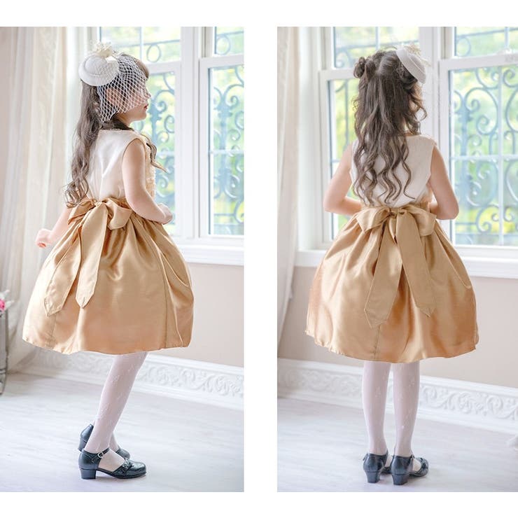 ローズパーティーキッズドレス 女の子 キッズ[品番：CATK0000557