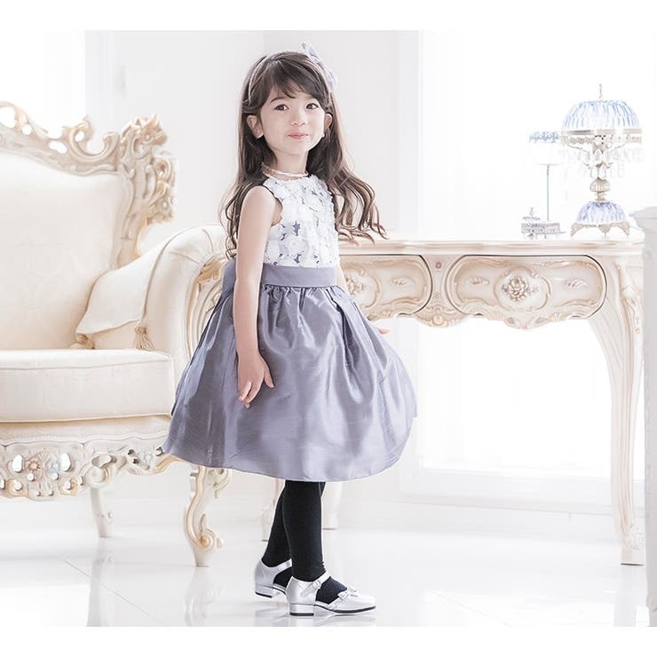 ローズパーティーキッズドレス 女の子 キッズ[品番：CATK0000557