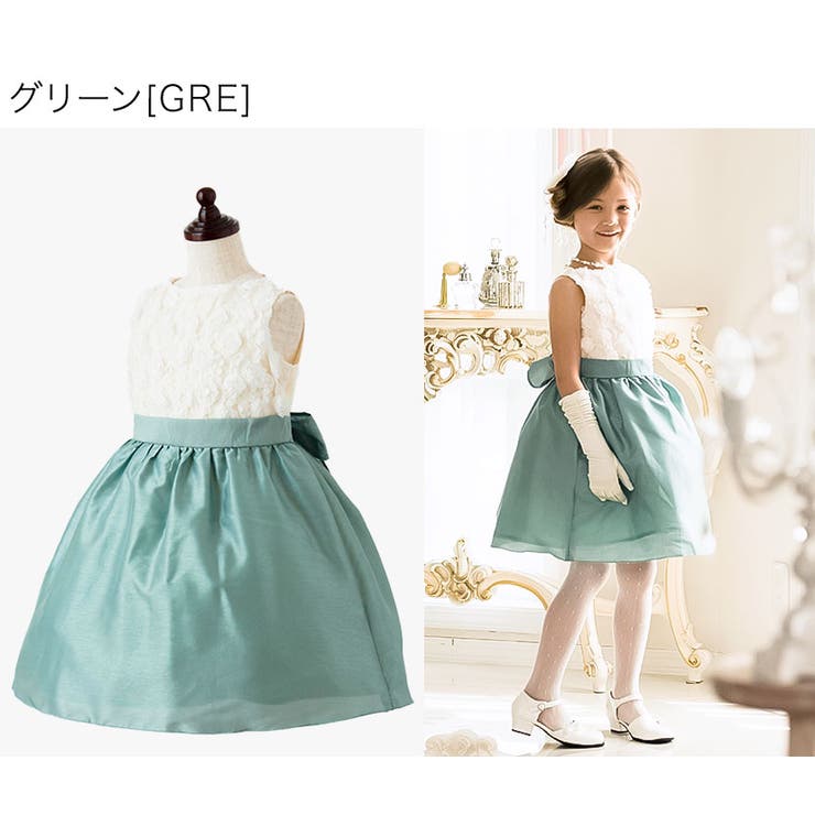 ローズパーティーキッズドレス 女の子 キッズ[品番：CATK0000557