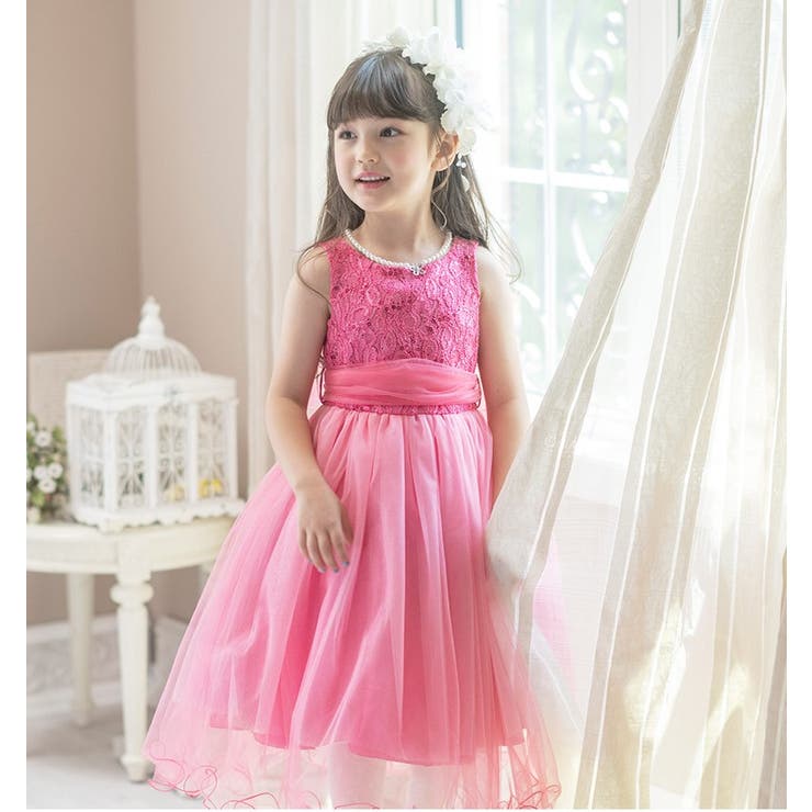 子供ドレス コスパ重視派のスパンコールレースチュールドレス キッズドレス | Catherine Cottage | 詳細画像11 