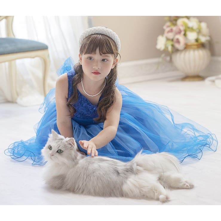 子供ドレス コスパ重視派のスパンコールレースチュールドレス キッズドレス | Catherine Cottage | 詳細画像13 