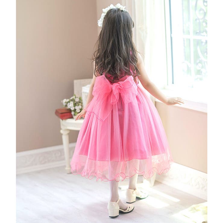 子供ドレス コスパ重視派のスパンコールレースチュールドレス キッズドレス | Catherine Cottage | 詳細画像12 