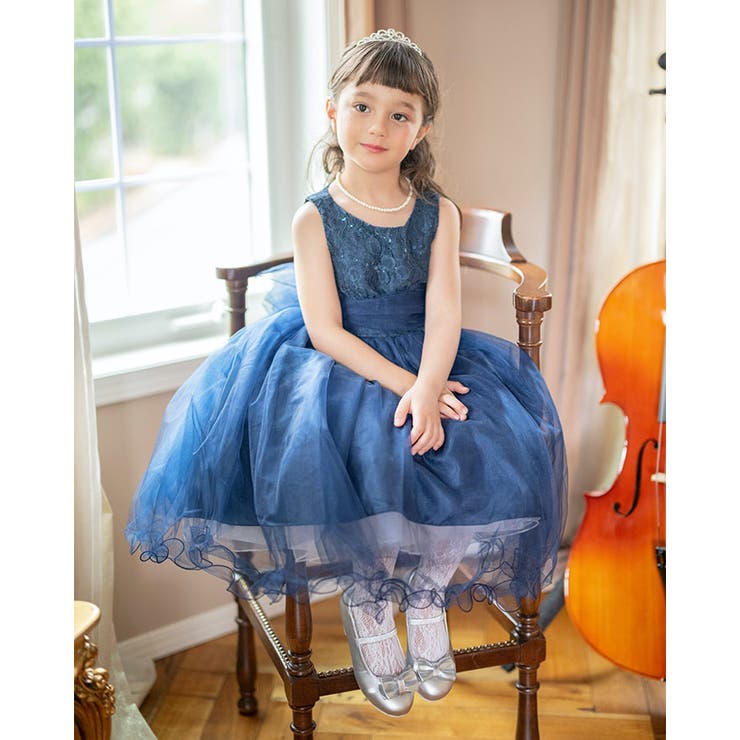 子供ドレス コスパ重視派のスパンコールレースチュールドレス キッズドレス | Catherine Cottage | 詳細画像23 