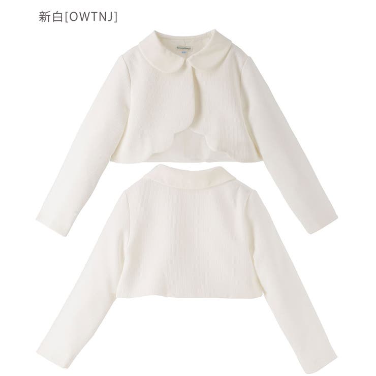 新白[OWTNJ] | 入学式 女の子白襟スカラップボレロ[110 120 | Catherine Cottage