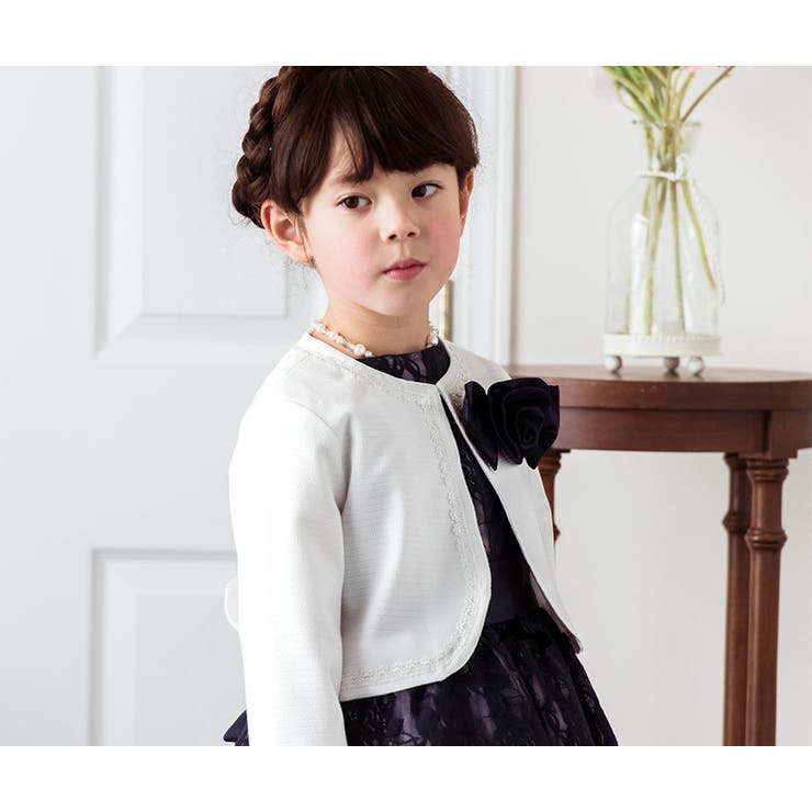 シンプルボレロ キッズ フォーマル[品番：CATK0000801