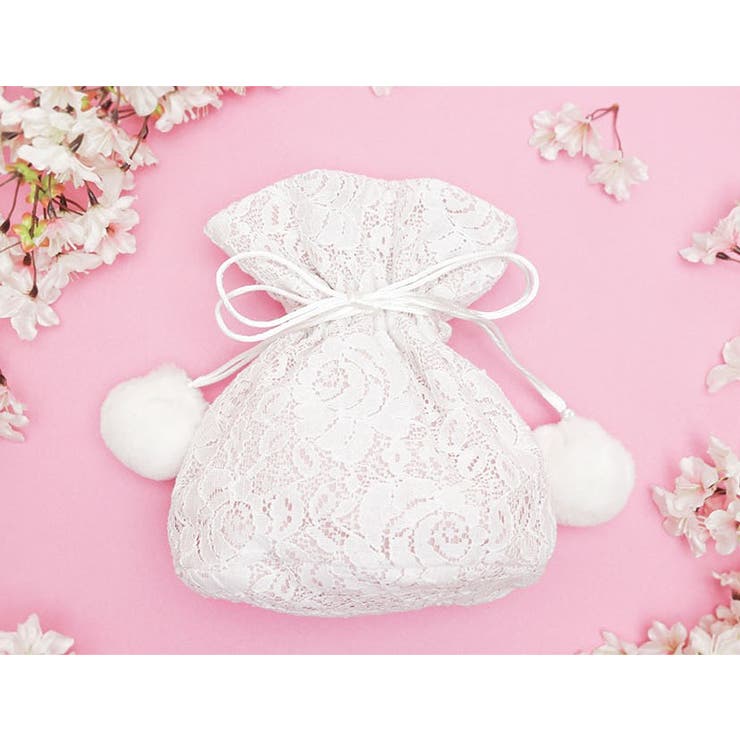 七五三 巾着バッグ ポンポンレース巾着 和装アクセサリー | Catherine Cottage | 詳細画像20 