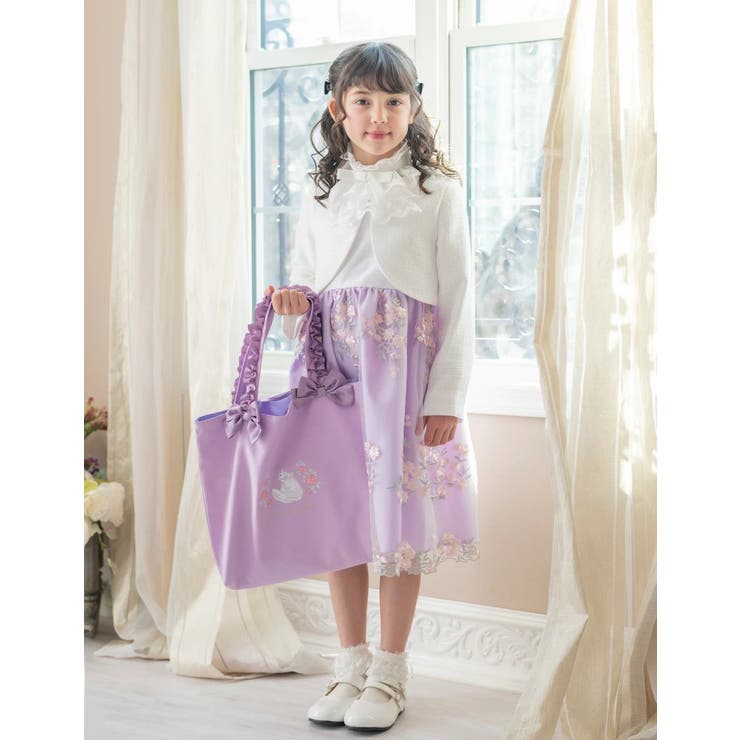 猫刺繍レッスンバッグ 女の子 おしゃれ | Catherine Cottage | 詳細画像8 