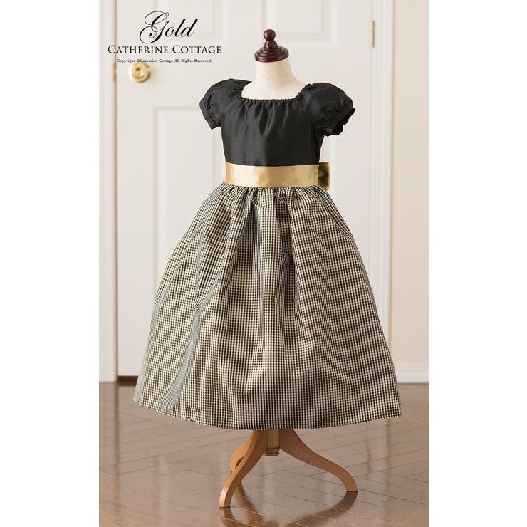 子供ドレス 女の子 シャンタンラメチェックドレス 品番 Catk Catherine Cottage キャサリンコテージ のキッズファッション通販 Shoplist ショップリスト