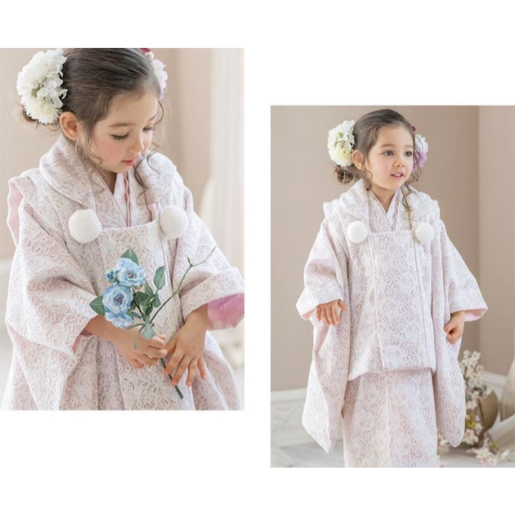 七五三　3歳女の子　フルセット　キャサリンコテージ 七五三 被布セット 3歳[品番：CATK0003071]｜Catherine Cottage