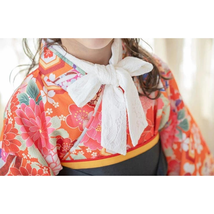 リボン付き レース半襦袢  卒業式袴 着物用肌着 肌襦袢 キャサリンコテージ | Catherine Cottage | 詳細画像15 