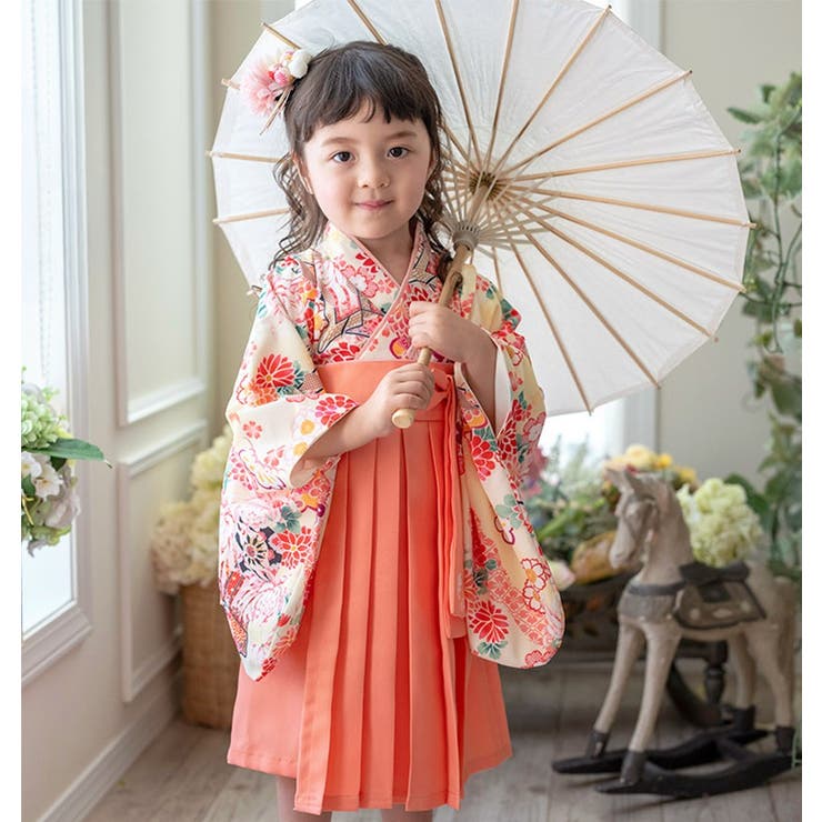 ベビー袴ワンピース 女の子 袴風[品番：CATK0003694]｜Catherine