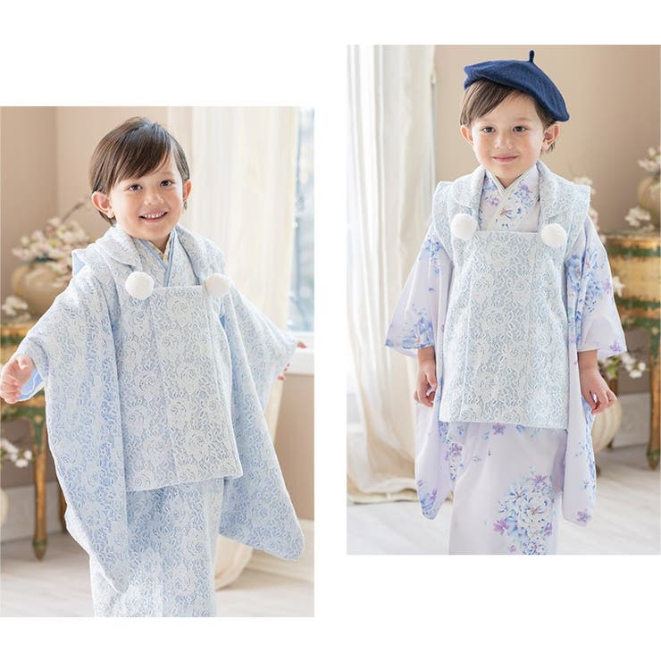 キャサリンコテージ　七五三被布　セット 100cm スリッポン　3歳　髪飾り 七五三 被布セット 3歳[品番：CATK0003071]｜Catherine Cottage