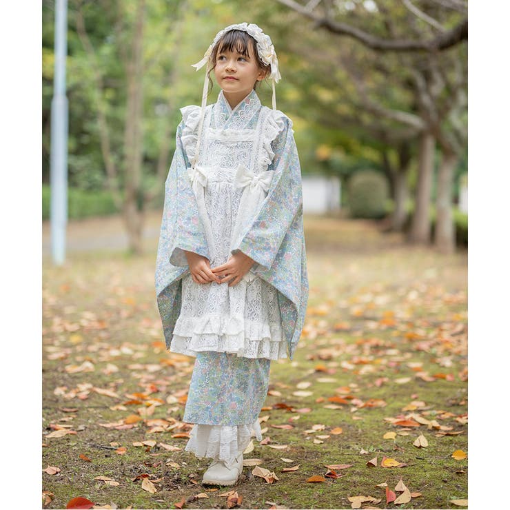 エプロン着物ワンピース ジュニア 女の子 | Catherine Cottage | 詳細画像8 