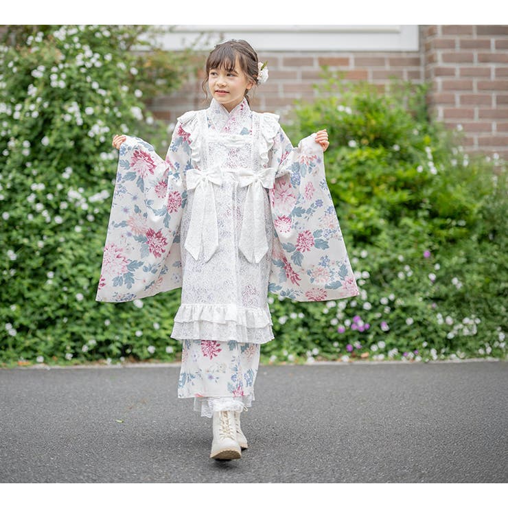 エプロン着物ワンピース ジュニア 女の子 | Catherine Cottage | 詳細画像11 
