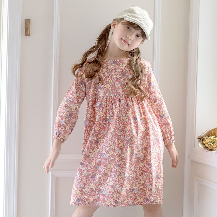 キッズ ナチュラルワンピース 長袖[品番：CATK0003157]｜Catherine Cottage（キャサリンコテージ ）のキッズファッション通販｜SHOPLIST（ショップリスト）