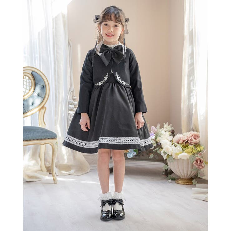 アリス刺繍ボレロとマルグレーテワンピースのスーツセット 女の子スーツ[品番：CATK0003666]｜Catherine Cottage（ キャサリンコテージ）のキッズファッション通販｜SHOPLIST（ショップリスト）