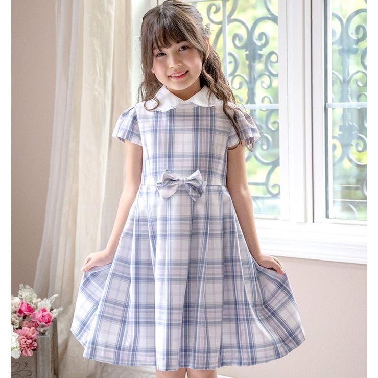 丸襟ワンピースとボレロのアンサンブル 入学式 女の子スーツ