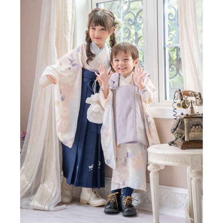 男児七五三 3歳着物＆被布セット 和装[品番：CATK0003654]｜Catherine Cottage（キャサリンコテージ ）のキッズファッション通販｜SHOPLIST（ショップリスト）