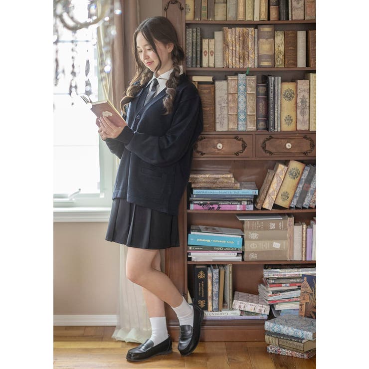 スクールカーディガン プルオーバー 紺 | Catherine Cottage | 詳細画像24 