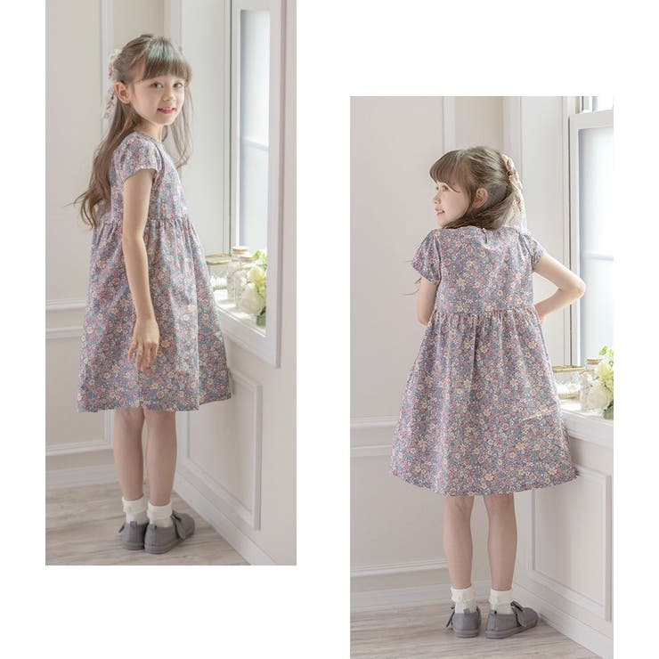 SOOR PLOOM 花柄 半袖ワンピース 6Y SOOR PLOOM 花柄半袖ワンピース 104cm - メルカリ