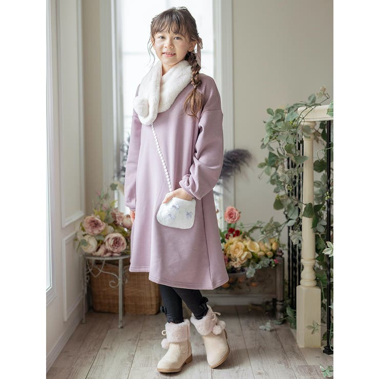 長袖 ポシェットトレーナーワンピース 女の子 | Catherine Cottage | 詳細画像12 