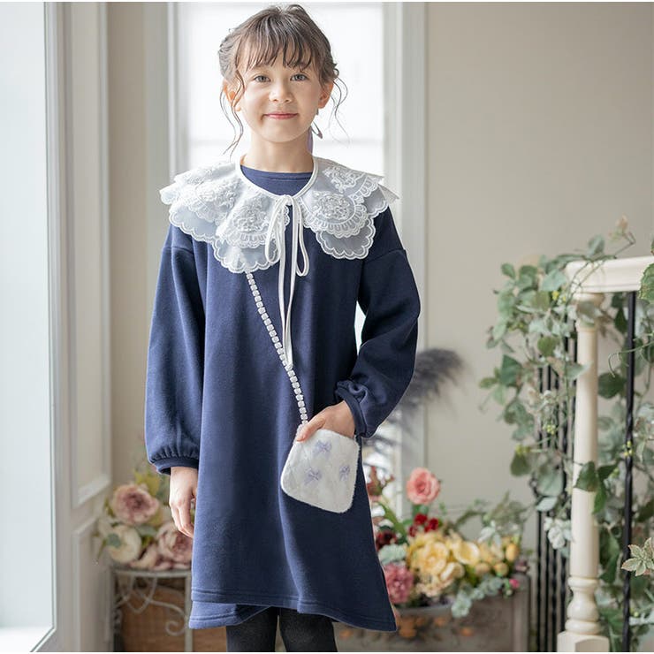 長袖 ポシェットトレーナーワンピース 女の子 | Catherine Cottage | 詳細画像14 