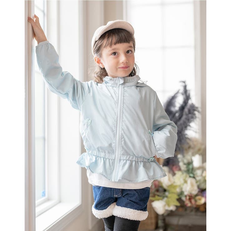 フリルとリボンのウインドブレーカー カジュアル アウター | Catherine Cottage | 詳細画像8 