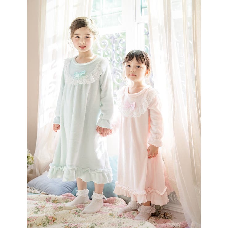 ふわふわフリースネグリジェ 女の子 キッズ[品番：CATK0003345