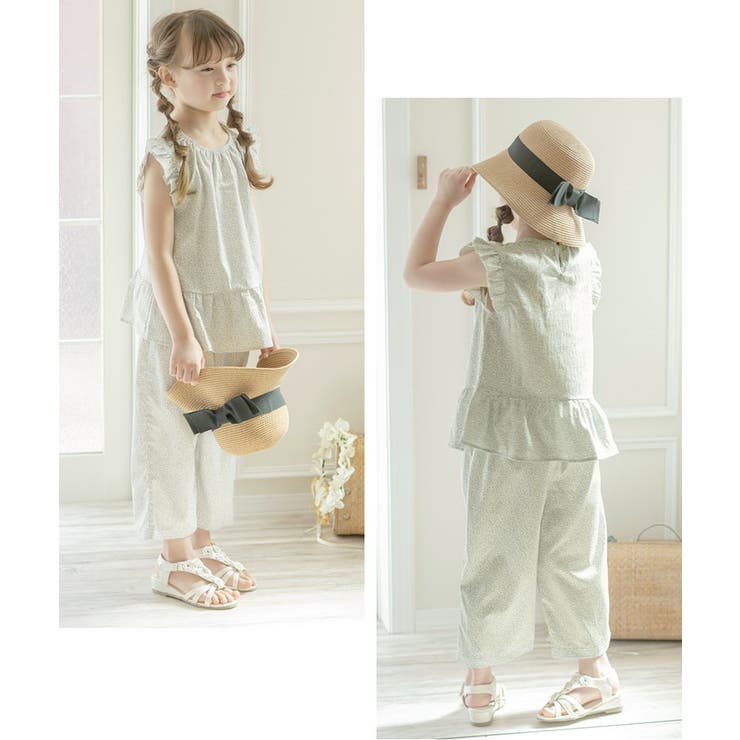 ナチュラル＆ガーリーコーデ 小花柄セットアップ 女の子 夏服 | Catherine Cottage | 詳細画像10 