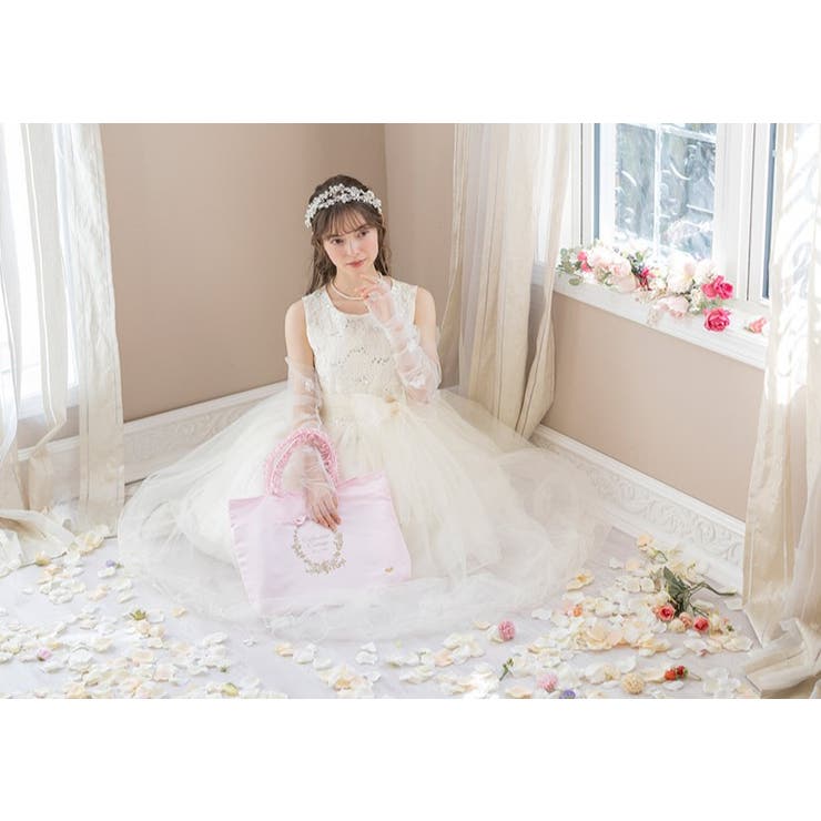 お花リボンのレッスンバッグ 絵本バッグ 図書バッグ | Catherine Cottage | 詳細画像4 