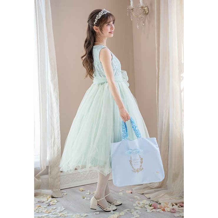 お花リボンのレッスンバッグ 絵本バッグ 図書バッグ | Catherine Cottage | 詳細画像6 