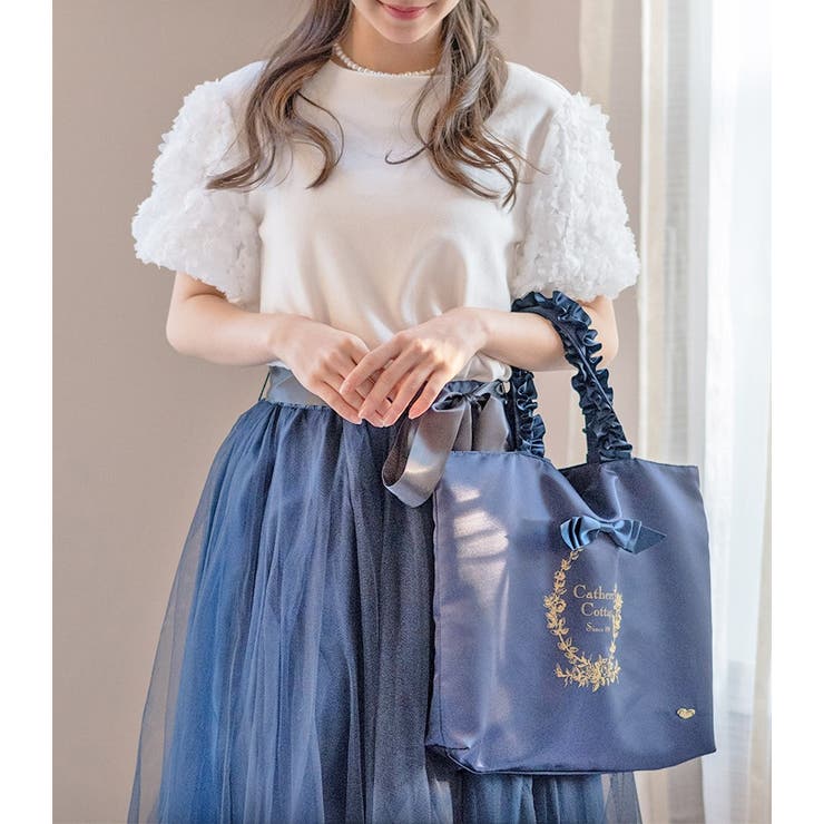 お花リボンのレッスンバッグ 絵本バッグ 図書バッグ | Catherine Cottage | 詳細画像13 