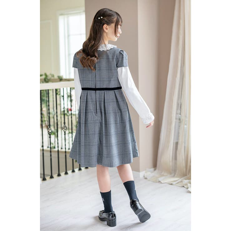 シルエットが美しいキャップスリーブのきれいめワンピース ジャンスカ 女の子 | Catherine Cottage | 詳細画像7 