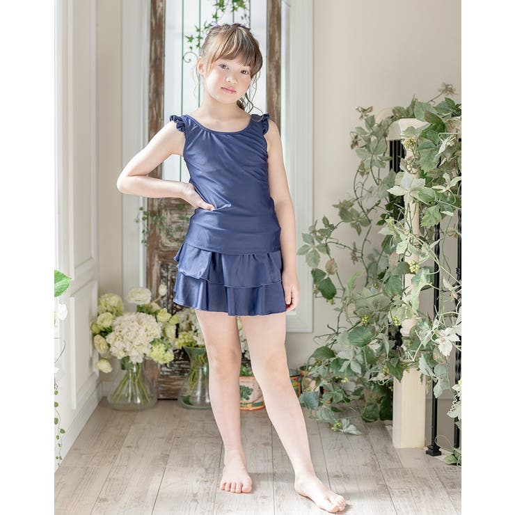 セパレート スクール水着上下セット インナーパンツ付き[品番