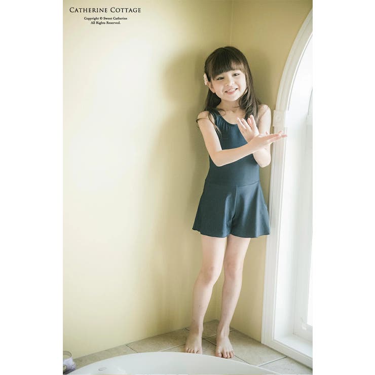 スクール水着 女の子ワンピース型インナーパンツ付き子供 プール | Catherine Cottage | 詳細画像17 