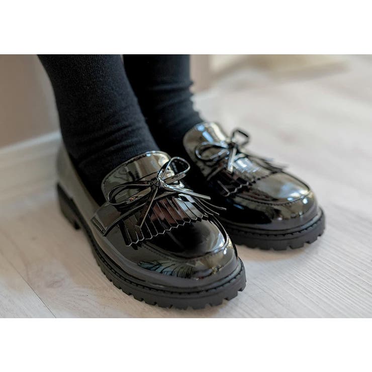 女の子靴 リボンキルトローファー[18 19 | Catherine Cottage | 詳細画像6 